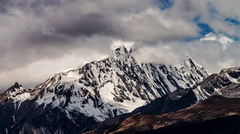 scenery, Sichuan, mountains, snow, nature | 1920x1080 Wallpaper ...