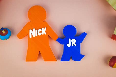 Nick Jr 3D Printed Logo Clasic Version Nickelodeon Junior - Etsy Israel