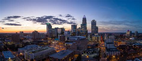 Skyline Aerial Panorama : r/Charlotte