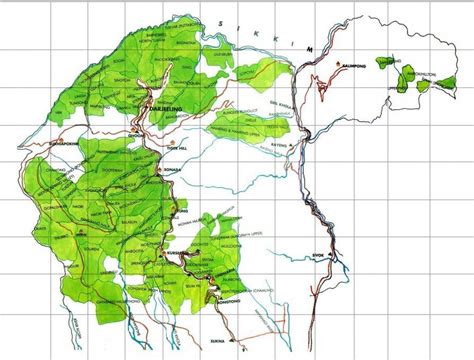 Tea Map of Darjeeling #curioustea List Of Teas, Darjeeling Tea, Orchid ...