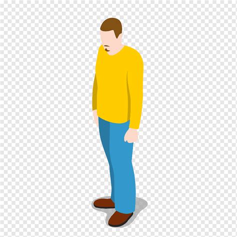 Male, man, standing, human, person, user, Isometric City Basic - People ...