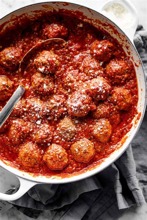 Baked Meatballs - Cafe Delites