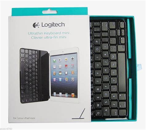 New Logitech iPad mini Retina Wireless Ultrathin Keyboard Cover 920 ...