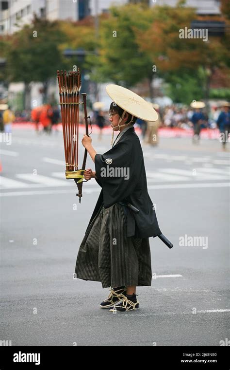 Kyoto, Japan - October 22, 2007: Actor representing Segunat deputy ...