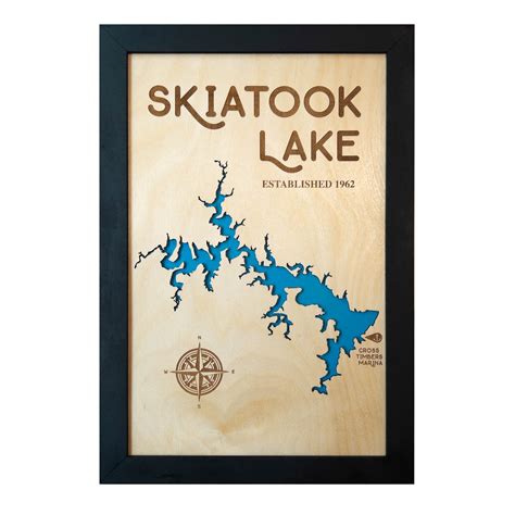 Skiatook Lake Map – The Curious Bison