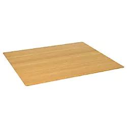 Realspace Bamboo Chair Mat 42 x 48 Natural - Office Depot