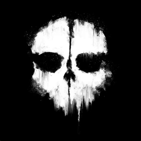 my first attempt to recreate COD ghost skull, digital : r/gaming