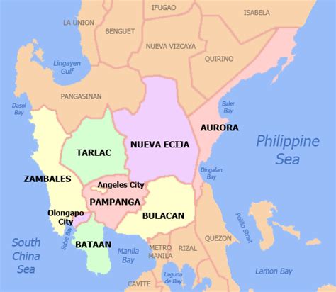 Region 3 Central Luzon : Cities and Provinces in Region III Philippines ...