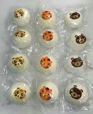 12 Squishy Safari Animal Stress Balls for Kids Party Bag Filler ...