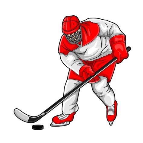 Premium Vector | Hockey Ice Player