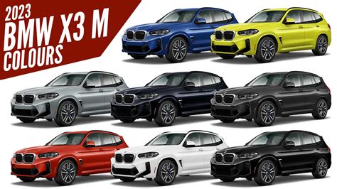 2023 BMW X3 M - All Color Options - Images | AUTOBICS