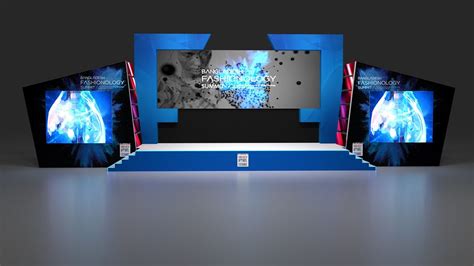 3d Stage design_corporate event on Behance | Event stage, Stage design ...