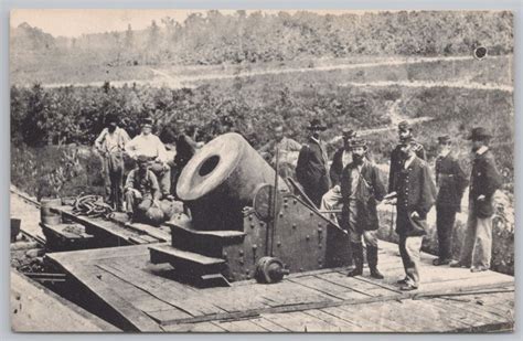 Military~B&W Civil War Photo Of The Dictator Mortar Cannon~Civil War ...