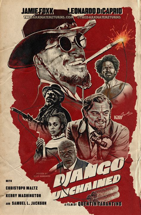 DJANGO UNCHAINED | Poster By Thedarknatereturns