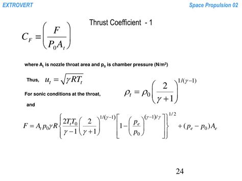 PPT - Thrust, Rocket Equation, Specific Impulse, Mass Ratio PowerPoint ...