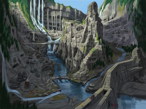 Saïna Tsukino's | Skyrim concept art, Skyrim art, Fantasy landscape