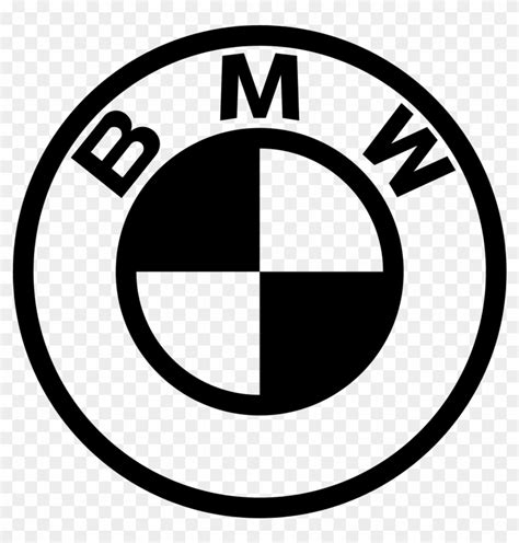 Bmw 3 Series Car Logo Clip Art - Bmw Logo Black And White - Free ...