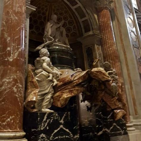 Pope Alexander VII's tomb in Vatican City, Holy See (Vatican City State ...