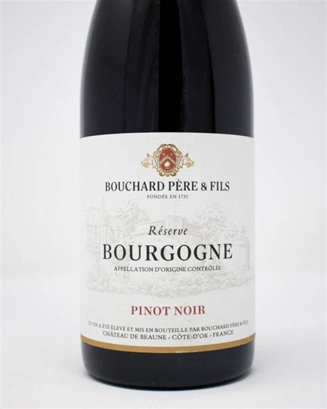 Bouchard Père & Fils, Bourgogne, Pinot Noir Reserve 2019 - Princeville ...