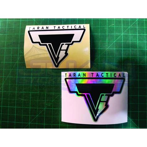 TARAN TACTICAL Logo Sticker Decal for Car & Motorcycle Reflective ...