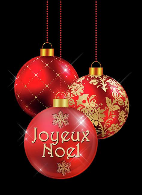 Joyeux Noel Greeting Digital Art by HH Photography of Florida - Pixels