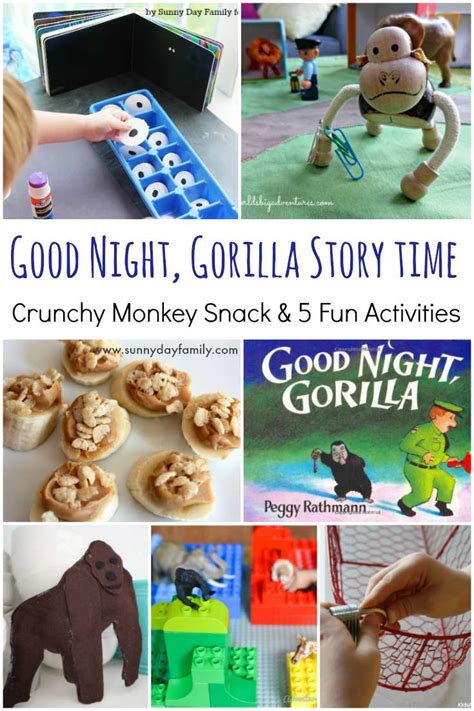 Good Night, Gorilla Story Time: Snack & Activities for Preschoolers ...