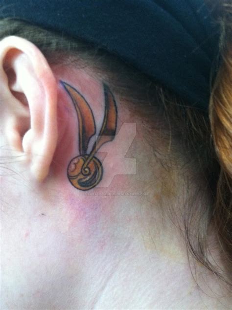 Snitch tattoo by SarahSSaurus on DeviantArt