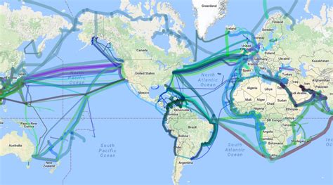 World Internet Map