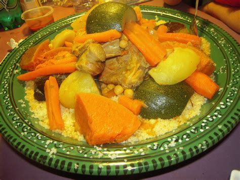 COUSCOUS MAROCAIN TRADITIONNEL LEGUMES/AGNEAU (FAMILIAL) - Mariage ...