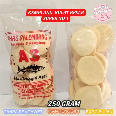 Jual KEMPLANG BESAR SUPER KERUPUK SUPER ASLI IKAN TENGGIRI KERUPUK IKAN ...