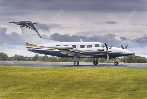 Private Propeller Plane Cockpit Luxury Travel Photo Background And ...