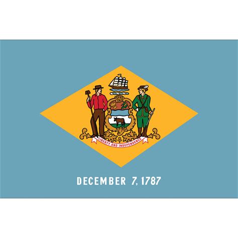 Flag of Delaware | Delaware State Flag – Colonial Flag