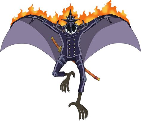 an image of a cartoon character with flames on his wings