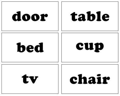 Sight words house items - Free Printable Coloring Pages | Printable ...