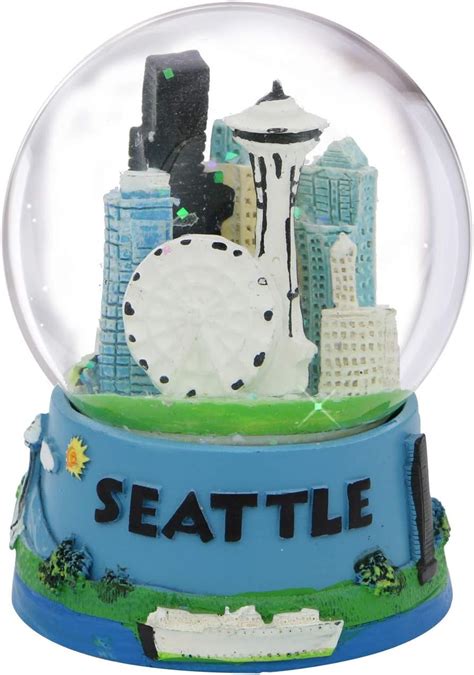 Seattle Snow Globe 65mm Souvenir waterglobe from Seattle Washington ...