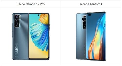 Tecno Camon 17 Pro vs Tecno Phantom X