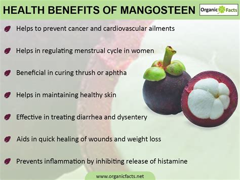 HEALTH BENEFITS OF MANGOSTEEN