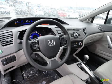 Gray Interior 2012 Honda Civic EX Coupe Photo #59842314 | GTCarLot.com