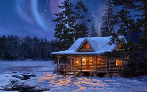 Cozy Cabin Wallpapers - Top Free Cozy Cabin Backgrounds - WallpaperAccess