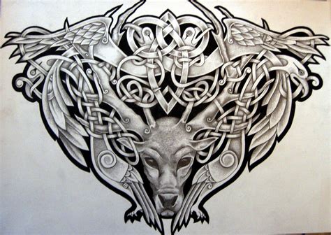 Celtic Stag and Birds by Tattoo-Design on DeviantArt