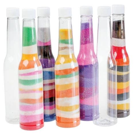 Funky Sand Art Bottles | Plastic, Porcelain & Glass - CleverPatch - Art ...