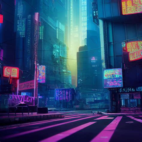 Cyberpunk street V.2 by Vynn33 on DeviantArt