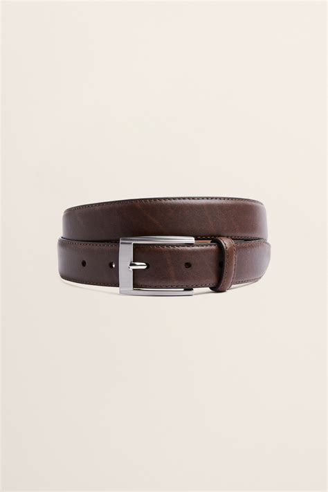 Brown Leather Belt | Buy Online at Moss