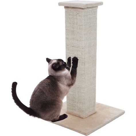 Cat Scratching Post, 28" Sisal Burlap Pet Cats and Kitten Tree by ...