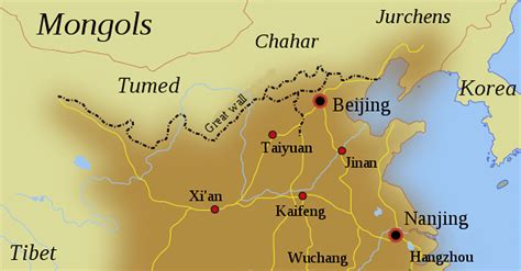 1418 Ming Dynasty Map