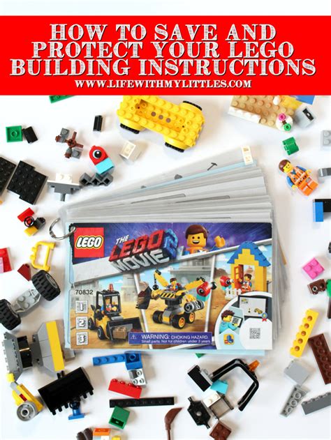 How to Save and Protect Your LEGO Building Instructions