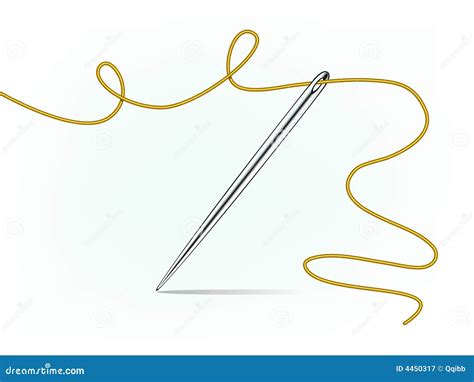 Clip-art Of Needle And Thread Royalty Free Stock Photography - Image ...