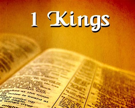 1 Kings – Pastor Mark Manning