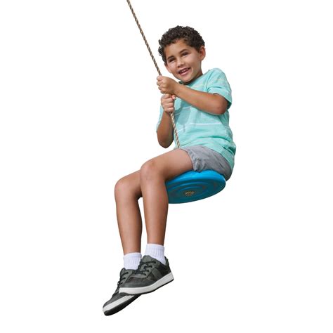 Play Day Rope Swing, Outdoor Adjustable Nylon Rope Disc Swing, Swing ...