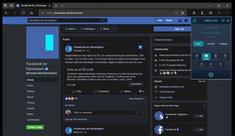 New extension for Windows 10 Edge browser brings dark theme to web pages